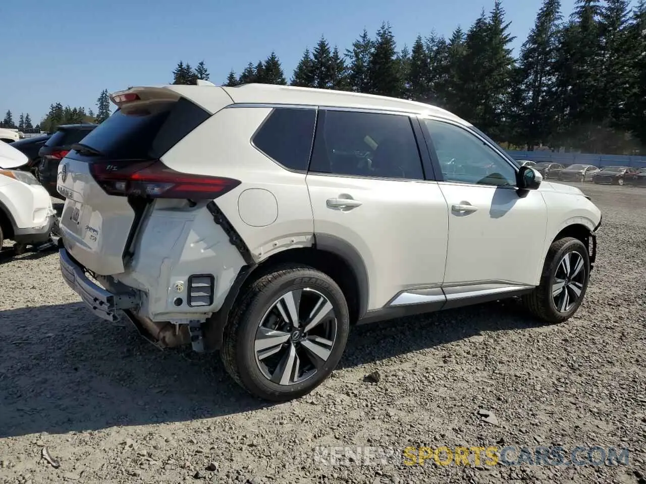 3 Photograph of a damaged car JN8BT3DD8PW320385 NISSAN ROGUE 2023