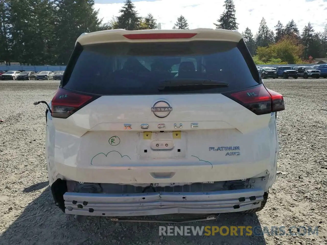 6 Photograph of a damaged car JN8BT3DD8PW320385 NISSAN ROGUE 2023
