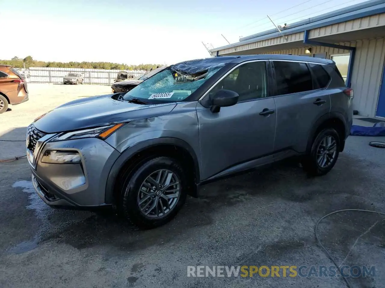 1 Photograph of a damaged car 5N1AT3AA4MC757245 NISSAN ROGUE 2024