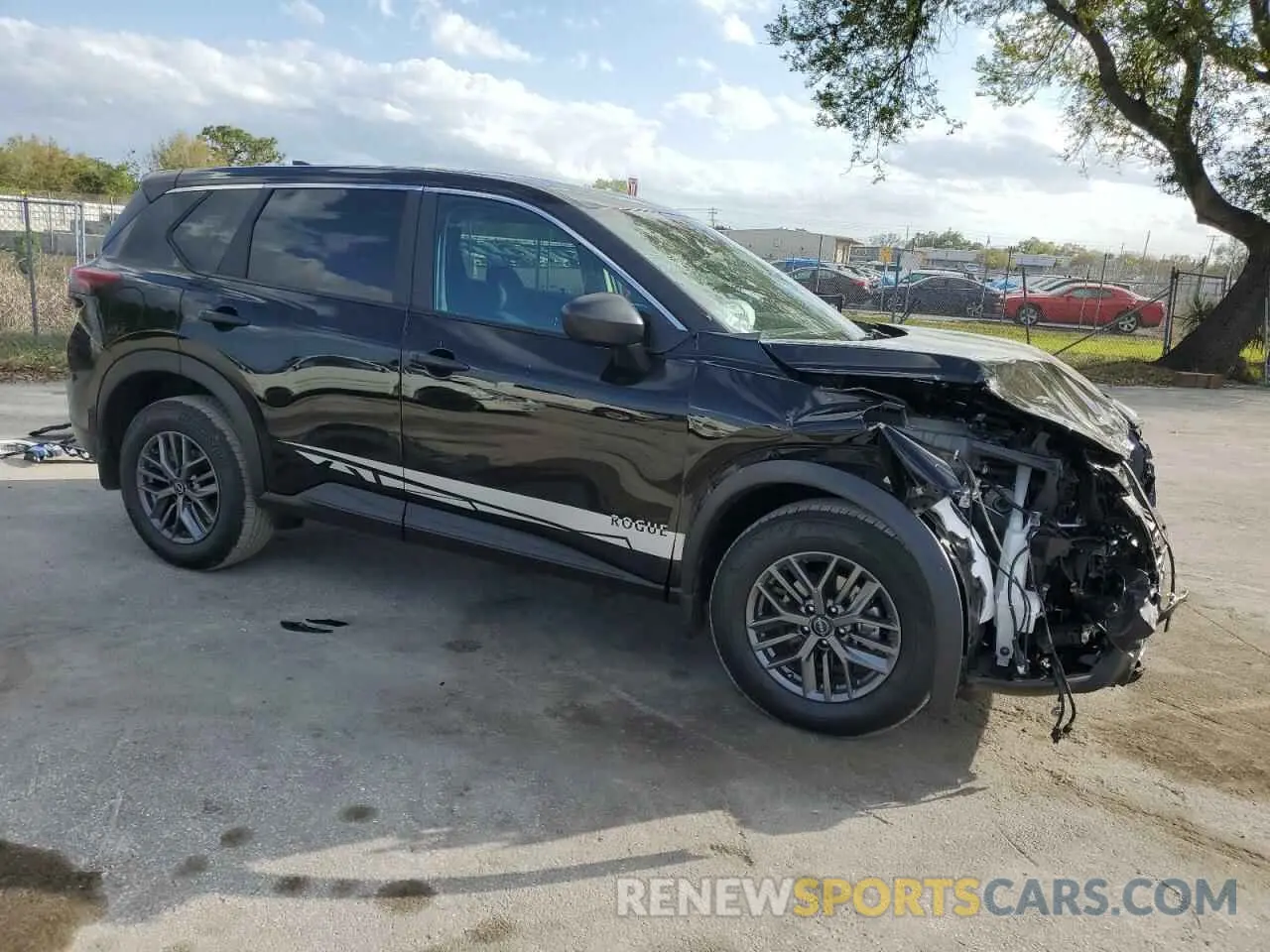 4 Photograph of a damaged car 5N1BT3AA3RC734390 NISSAN ROGUE 2024