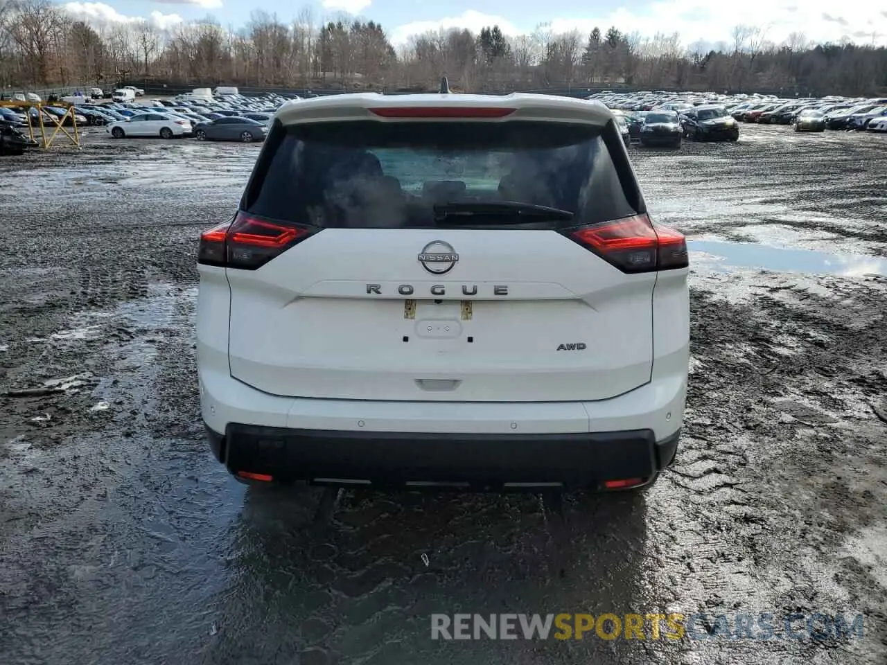 6 Photograph of a damaged car 5N1BT3AB1RC741668 NISSAN ROGUE 2024