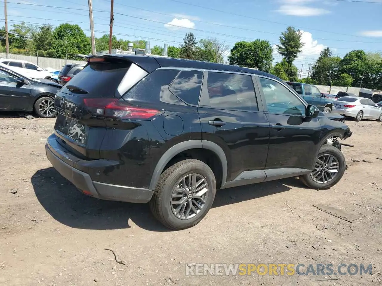 3 Photograph of a damaged car 5N1BT3AB2RC759080 NISSAN ROGUE 2024