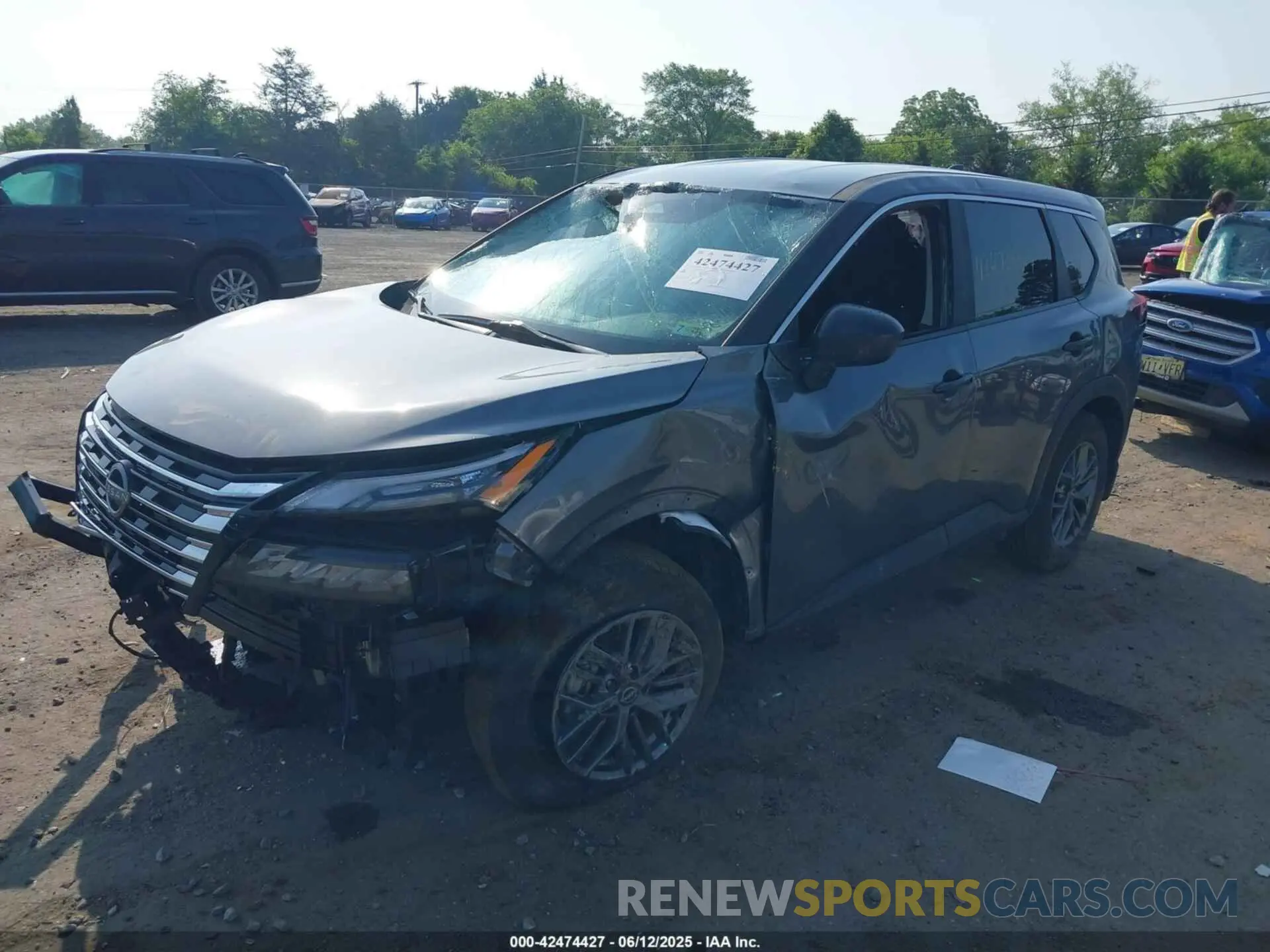 2 Photograph of a damaged car 5N1BT3AB5RC761390 NISSAN ROGUE 2024
