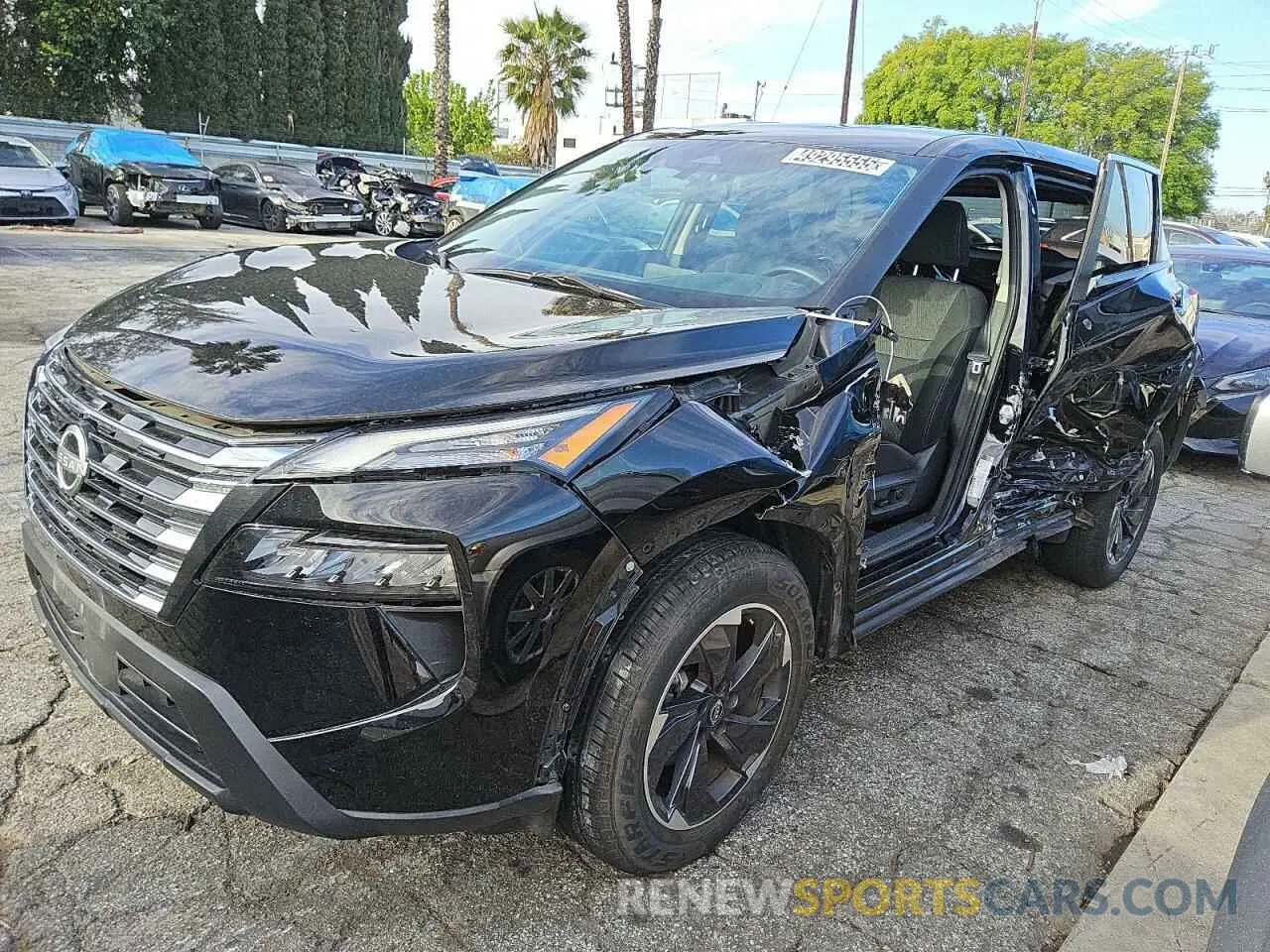 1 Photograph of a damaged car 5N1BT3BA5RC691055 NISSAN ROGUE 2024