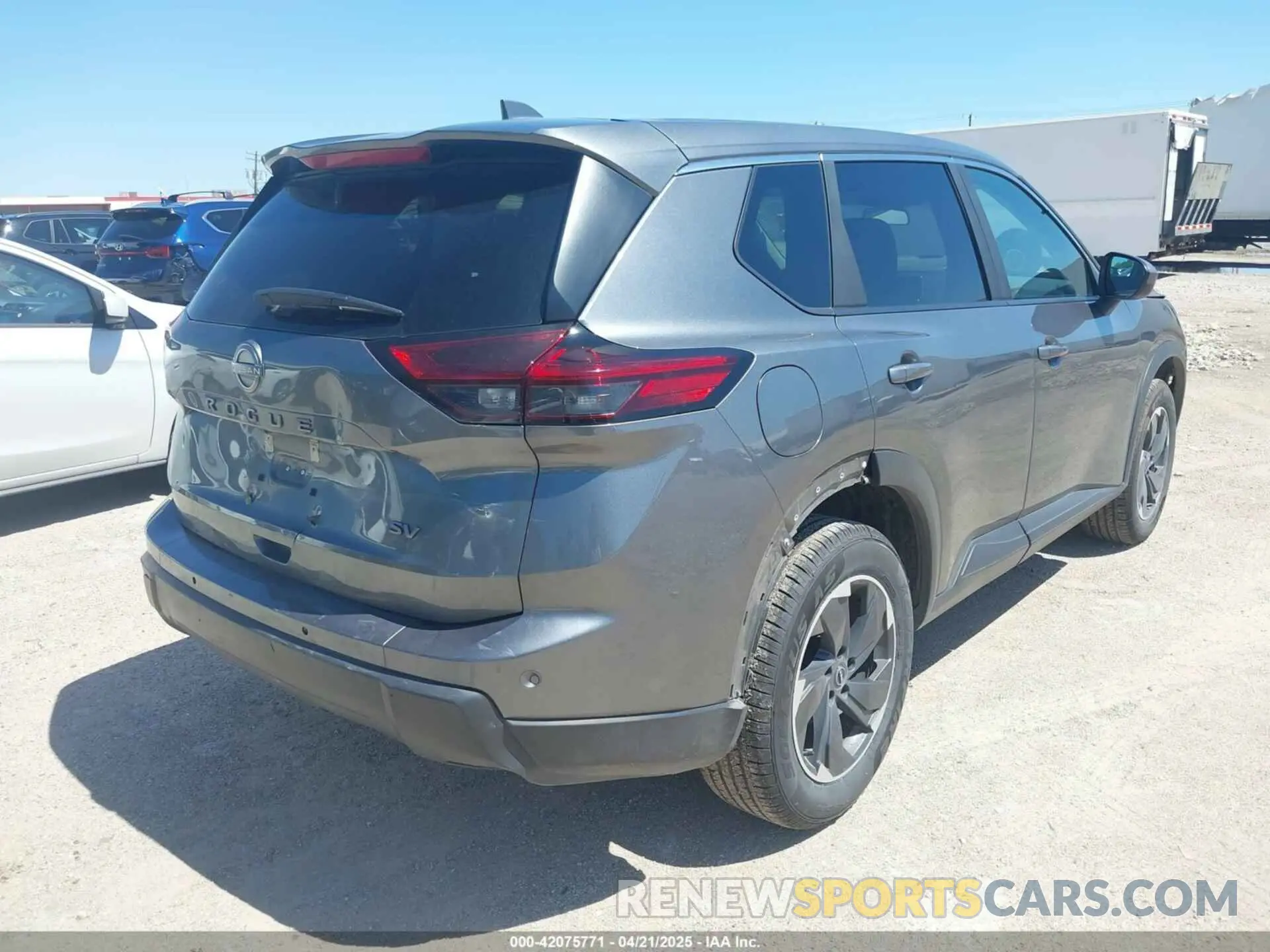 4 Photograph of a damaged car 5N1BT3BA5RC716116 NISSAN ROGUE 2024