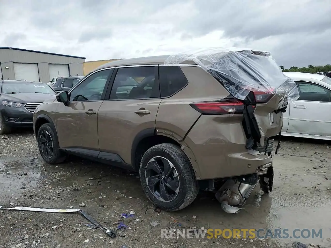 2 Photograph of a damaged car 5N1BT3BA6RC739887 NISSAN ROGUE 2024