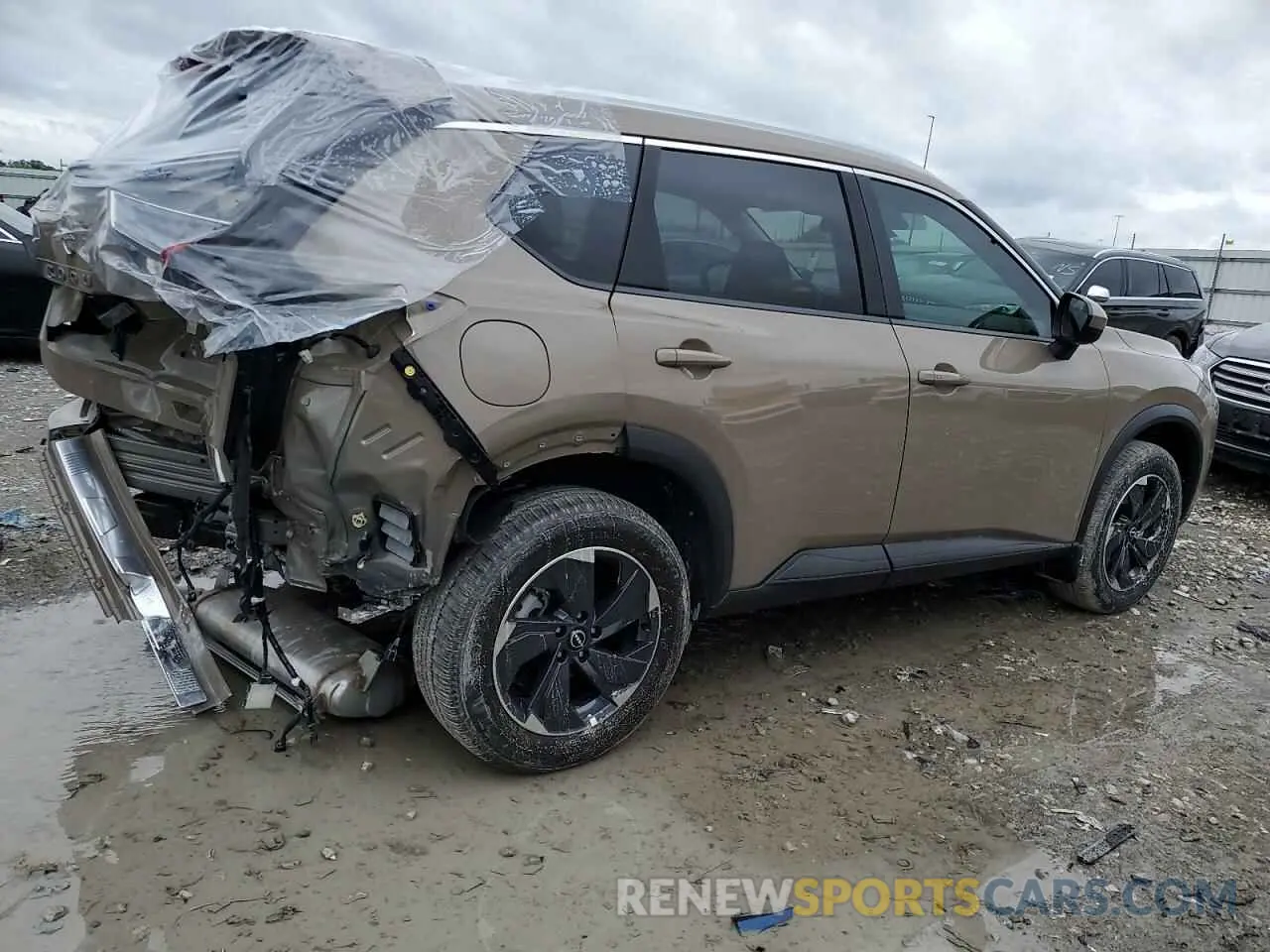 3 Photograph of a damaged car 5N1BT3BA6RC739887 NISSAN ROGUE 2024