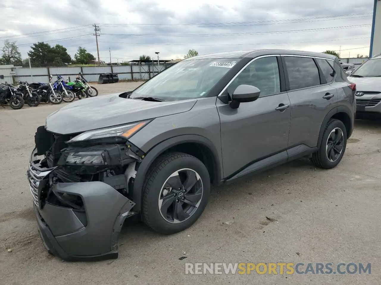 1 Photograph of a damaged car 5N1BT3BA8RC702145 NISSAN ROGUE 2024