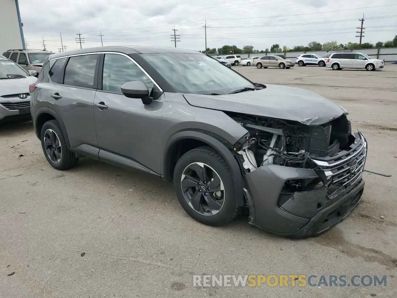 4 Photograph of a damaged car 5N1BT3BA8RC702145 NISSAN ROGUE 2024