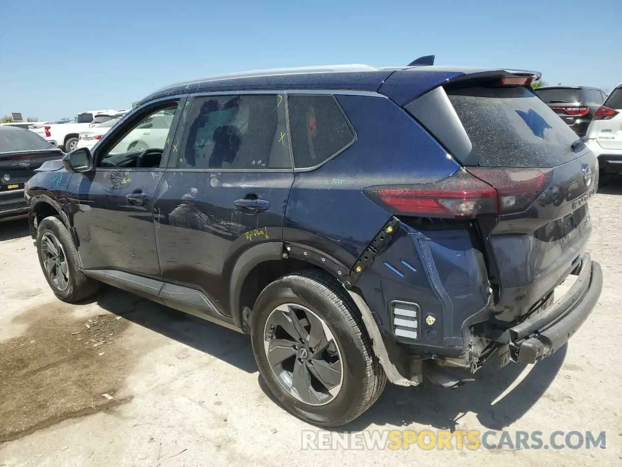 2 Photograph of a damaged car 5N1BT3BB0RC717991 NISSAN ROGUE 2024