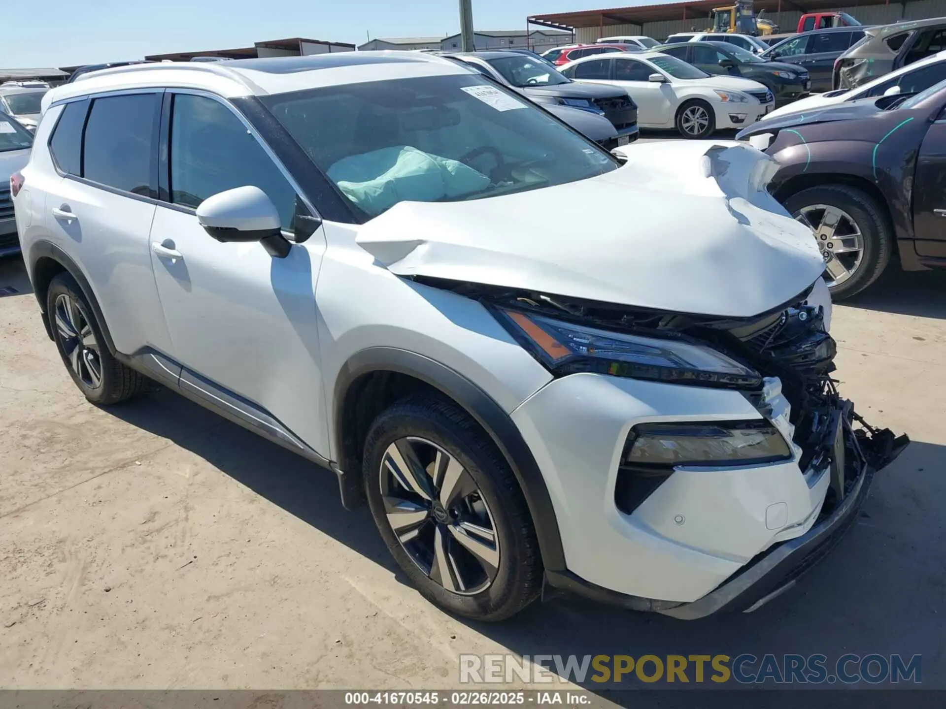 1 Photograph of a damaged car 5N1BT3CA2RC720705 NISSAN ROGUE 2024