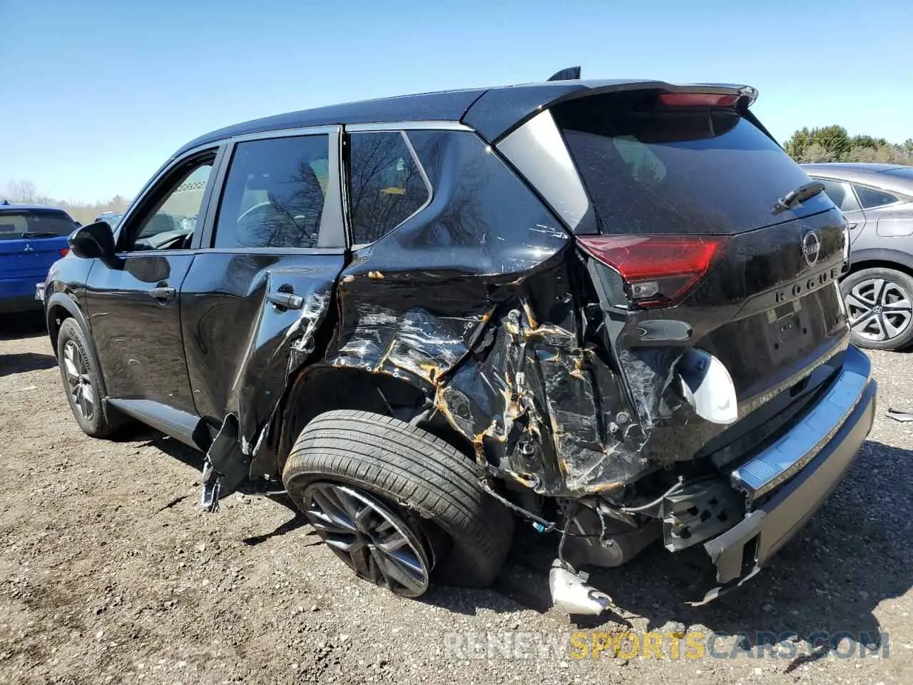 2 Photograph of a damaged car JN8BT3AB7RW442046 NISSAN ROGUE 2024