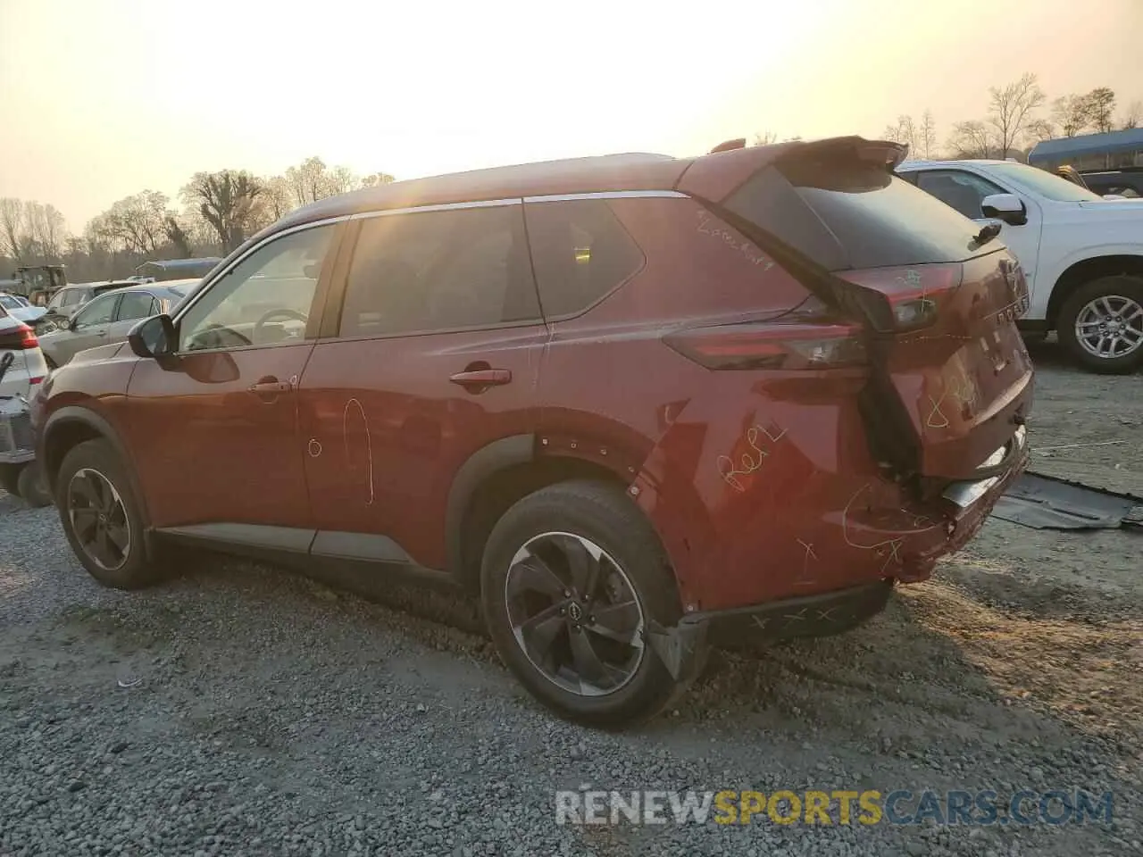 2 Photograph of a damaged car JN8BT3BA1RW005228 NISSAN ROGUE 2024