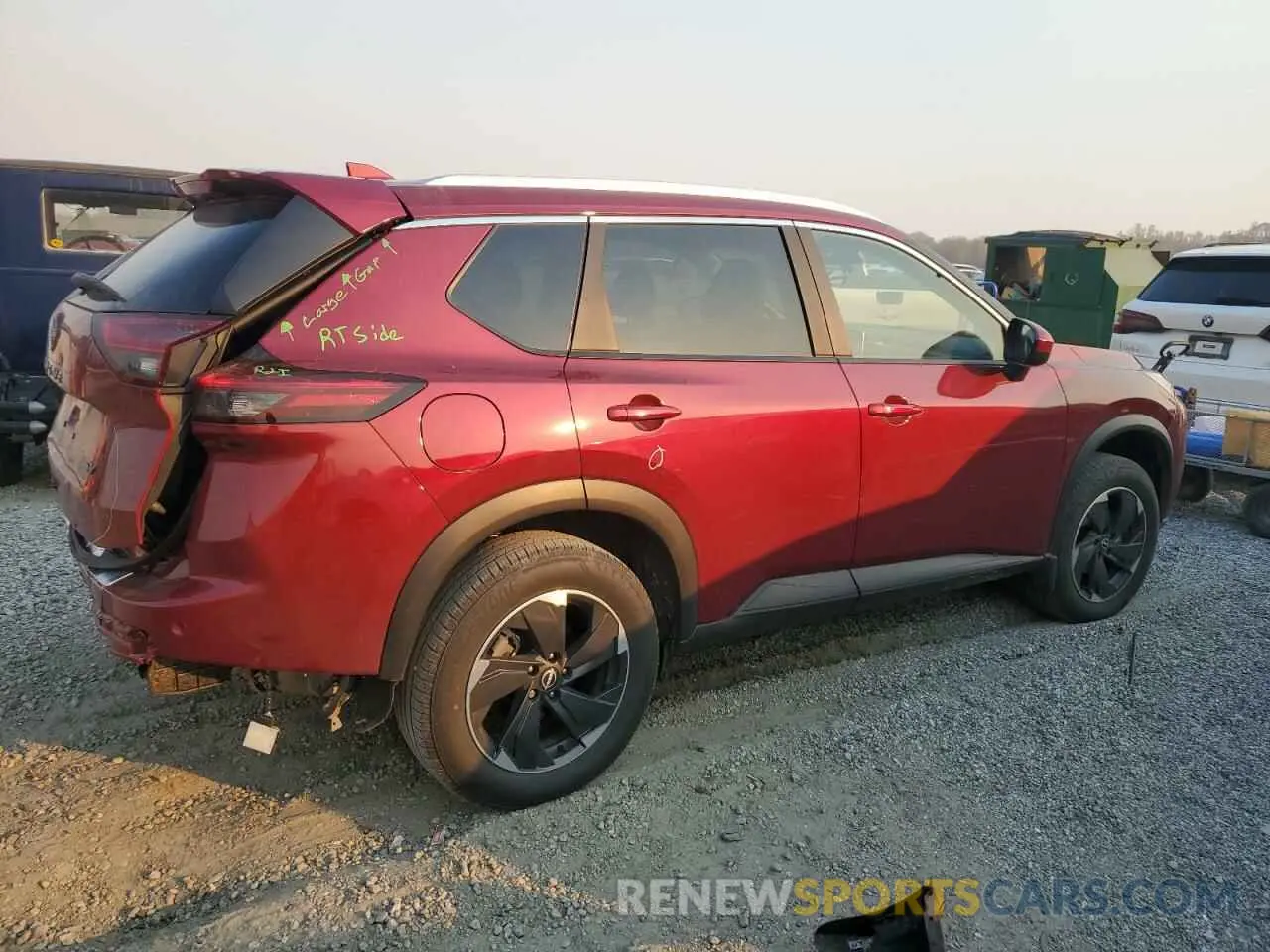 3 Photograph of a damaged car JN8BT3BA1RW005228 NISSAN ROGUE 2024