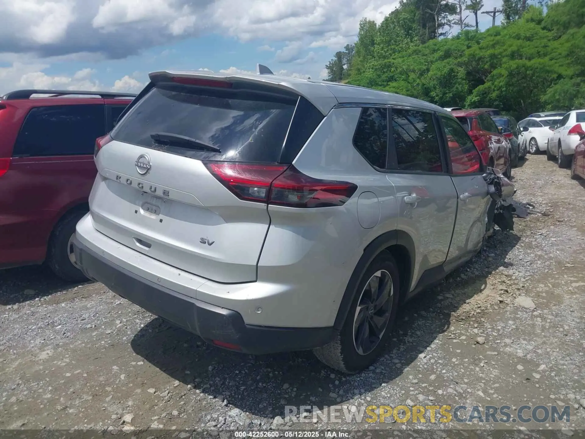 4 Photograph of a damaged car JN8BT3BA7RW350411 NISSAN ROGUE 2024