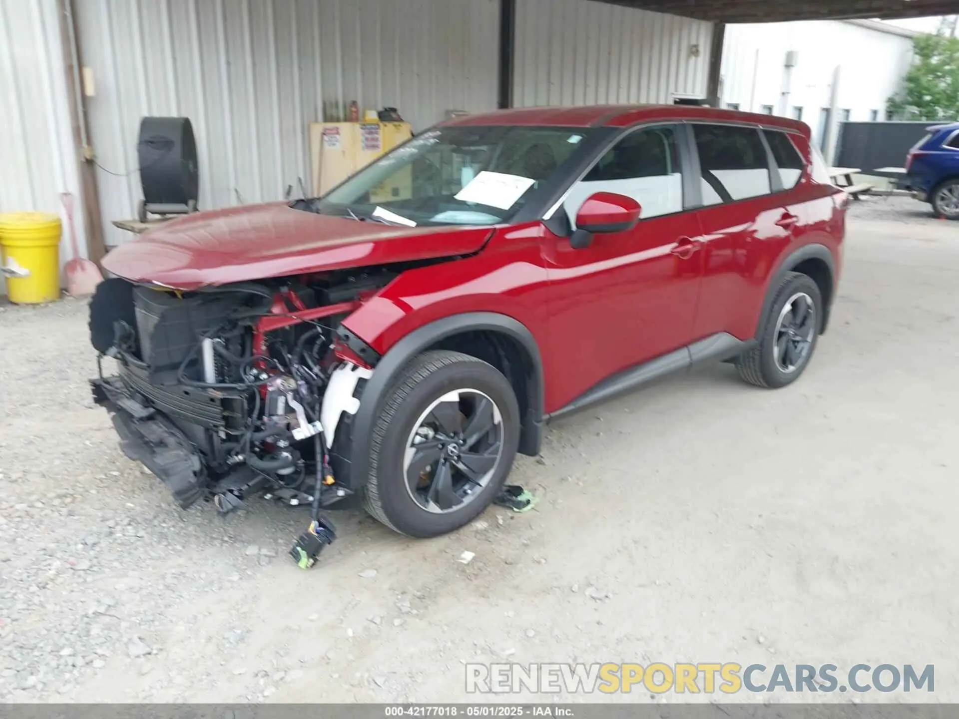 2 Photograph of a damaged car JN8BT3BAXRW000772 NISSAN ROGUE 2024