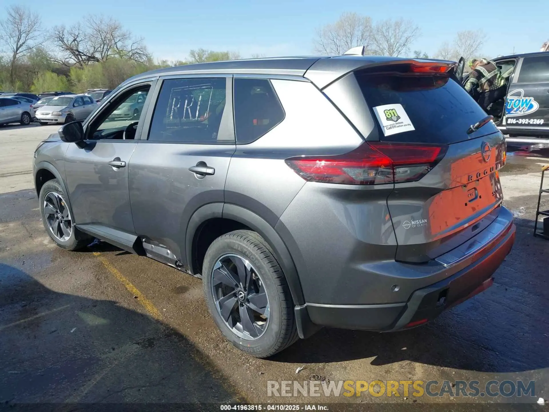 3 Photograph of a damaged car JN8BT3BB1RW446446 NISSAN ROGUE 2024