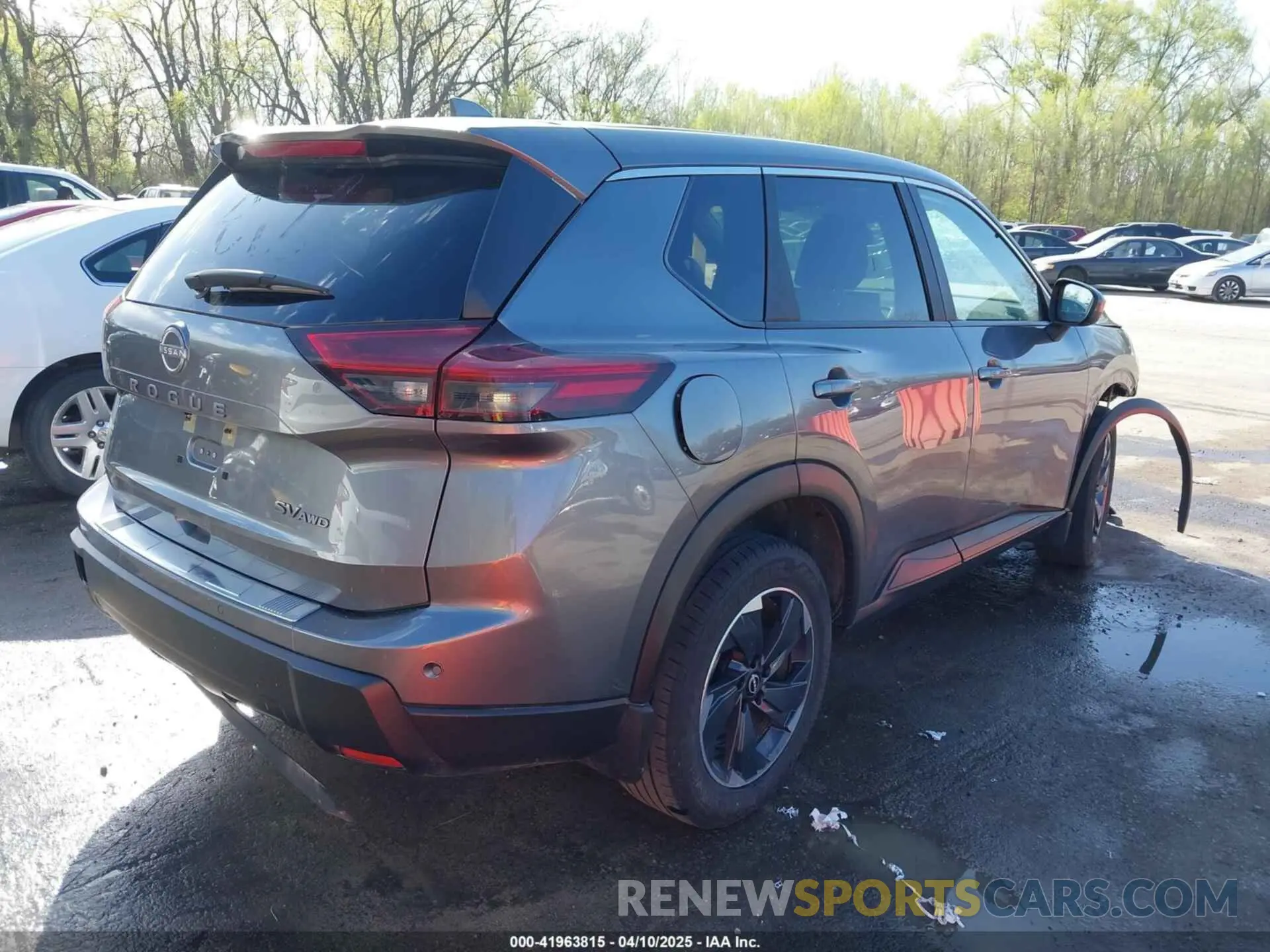 4 Photograph of a damaged car JN8BT3BB1RW446446 NISSAN ROGUE 2024