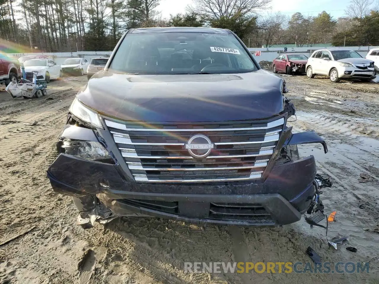 5 Photograph of a damaged car JN8BT3BB2RW183965 NISSAN ROGUE 2024
