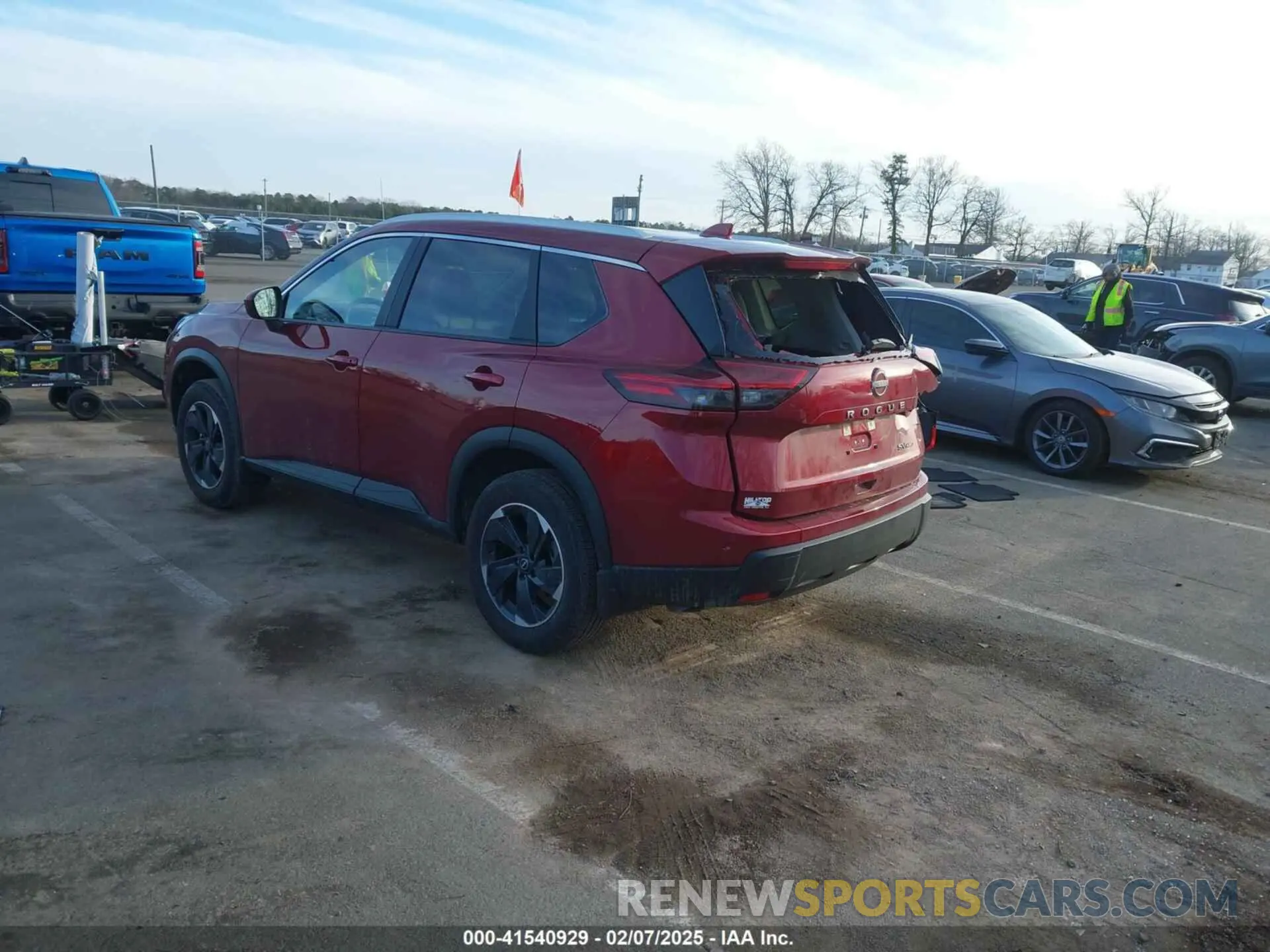 3 Photograph of a damaged car JN8BT3BB2RW184386 NISSAN ROGUE 2024