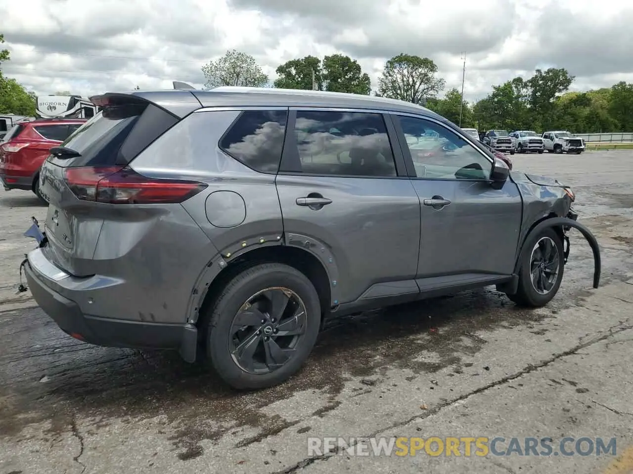 3 Photograph of a damaged car JN8BT3BB2RW280910 NISSAN ROGUE 2024