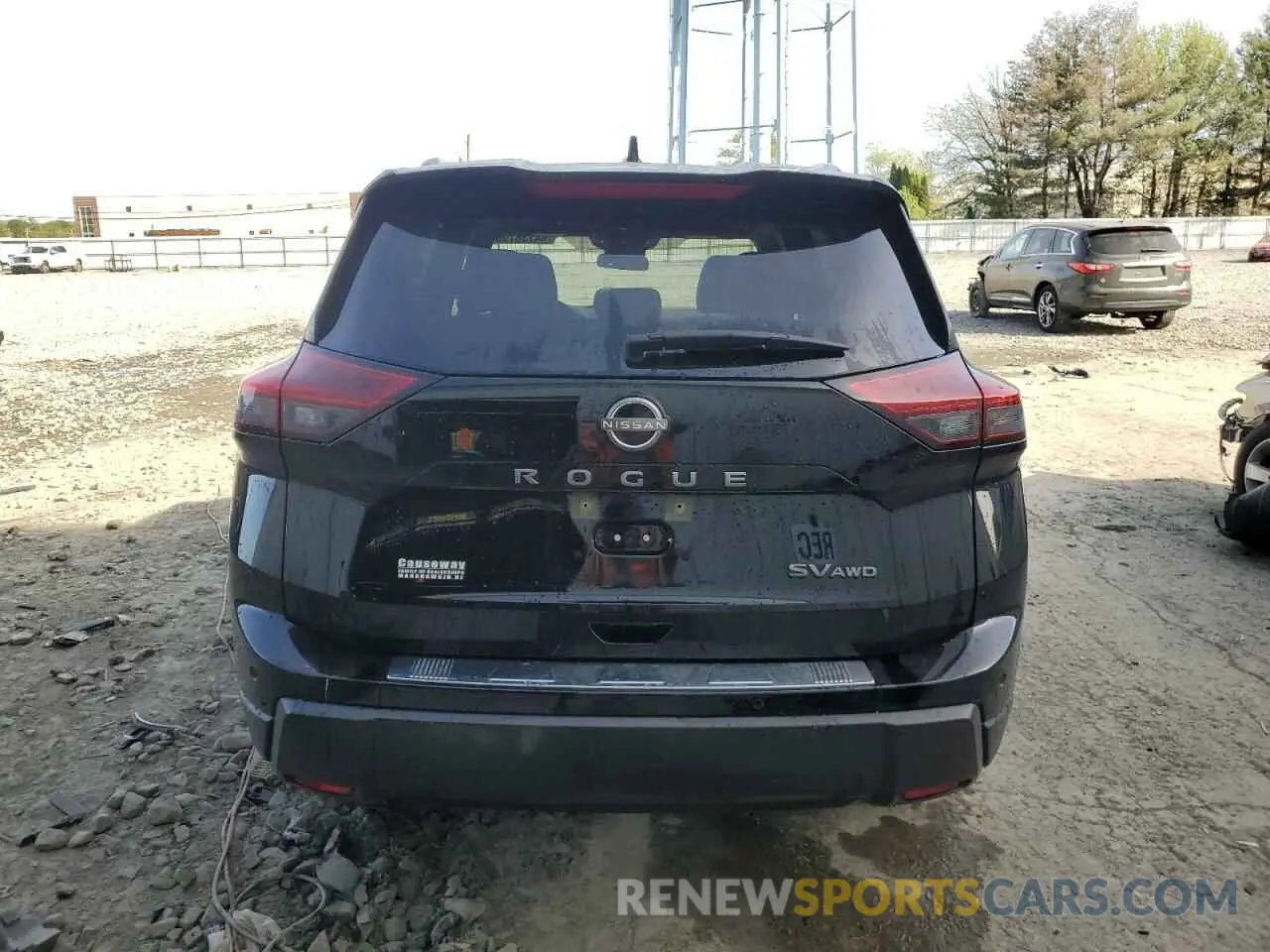 6 Photograph of a damaged car JN8BT3BB2RW437755 NISSAN ROGUE 2024