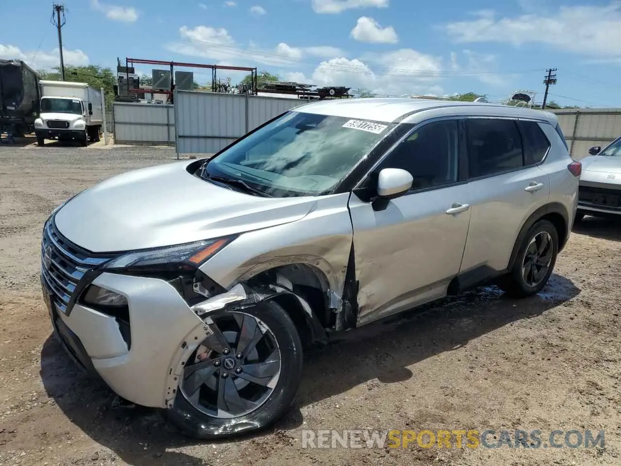 1 Photograph of a damaged car JN8BT3BB4RW435151 NISSAN ROGUE 2024