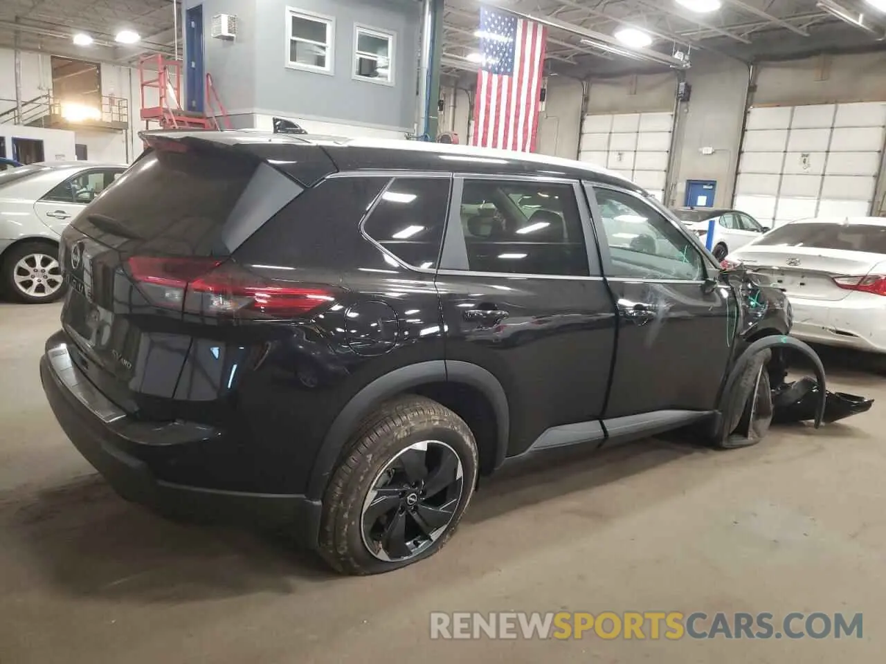 3 Photograph of a damaged car JN8BT3BB7RW171326 NISSAN ROGUE 2024