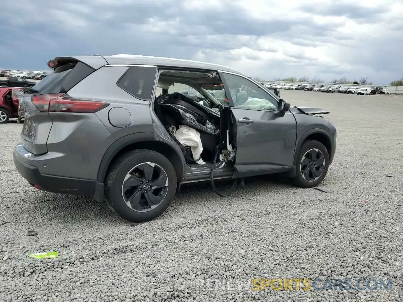 3 Photograph of a damaged car JN8BT3BB7RW433698 NISSAN ROGUE 2024