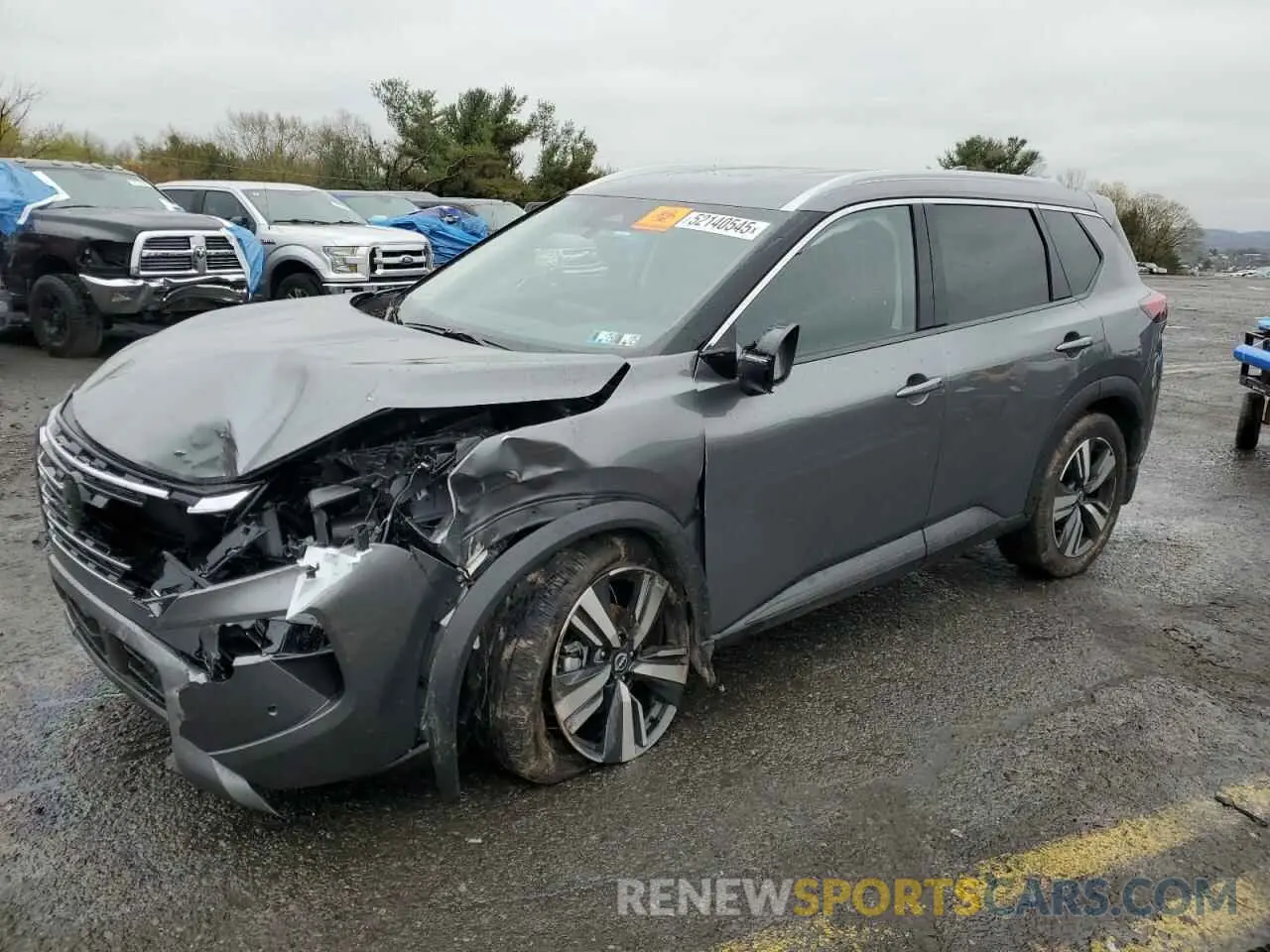 1 Photograph of a damaged car JN8BT3CB7RW182082 NISSAN ROGUE 2024
