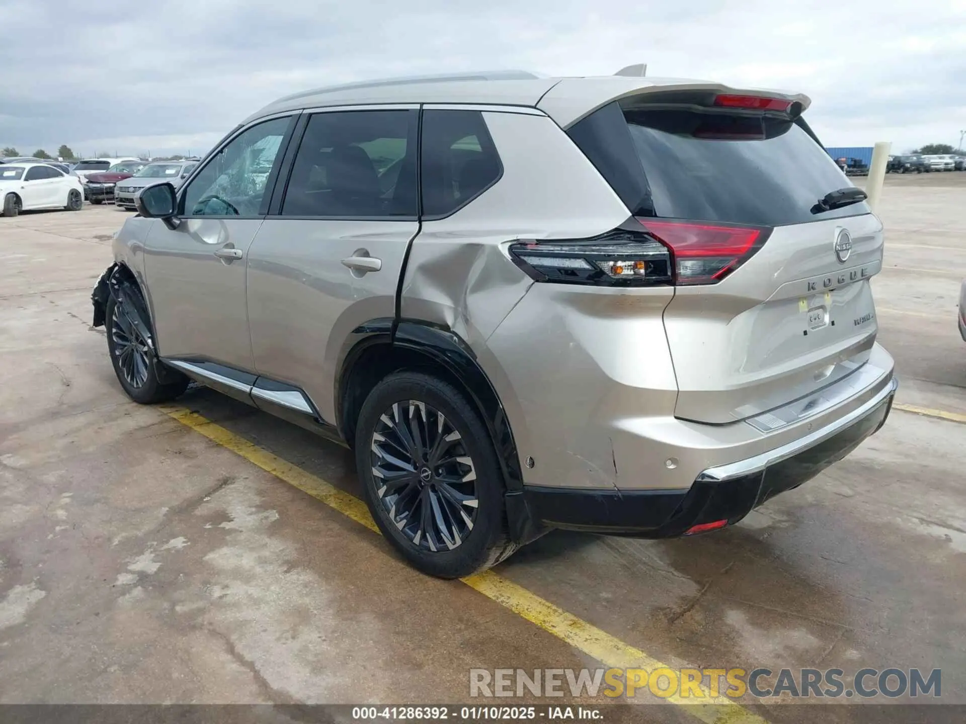 3 Photograph of a damaged car JN8BT3DC0RW381420 NISSAN ROGUE 2024