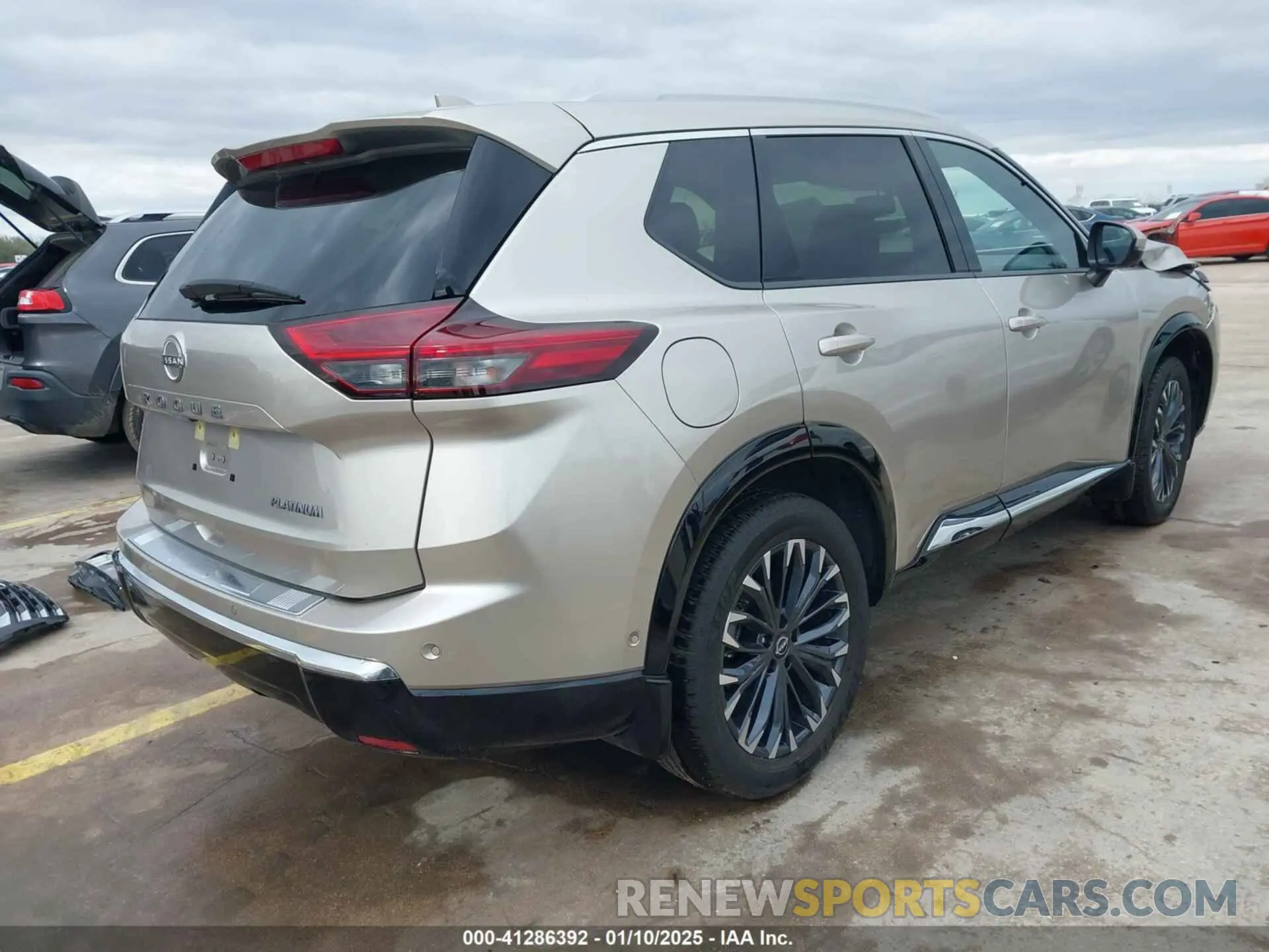4 Photograph of a damaged car JN8BT3DC0RW381420 NISSAN ROGUE 2024