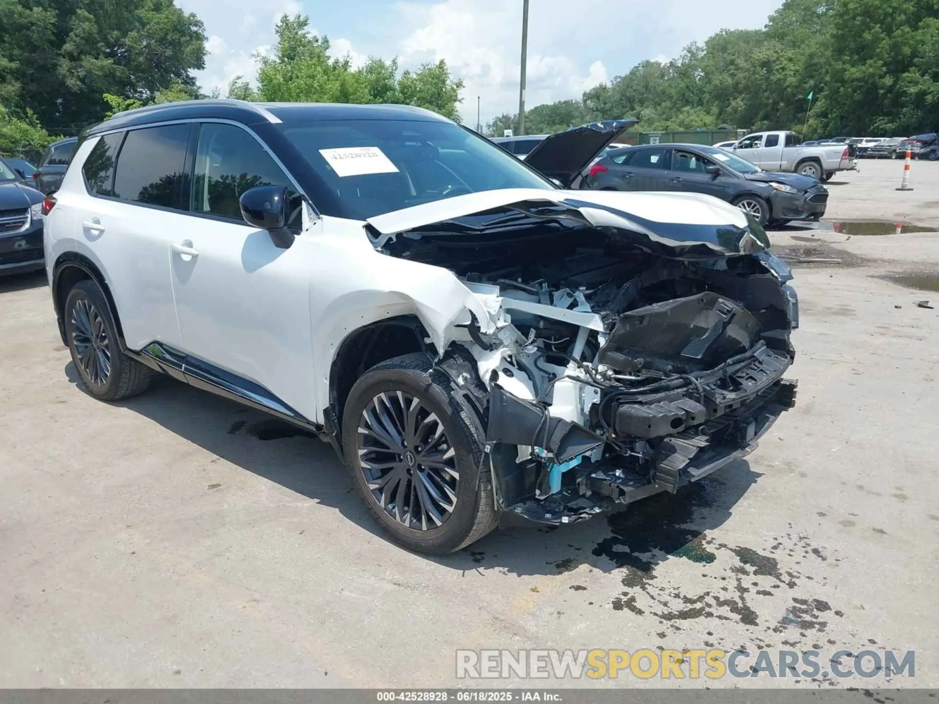 1 Photograph of a damaged car JN8BT3DD0RW252182 NISSAN ROGUE 2024