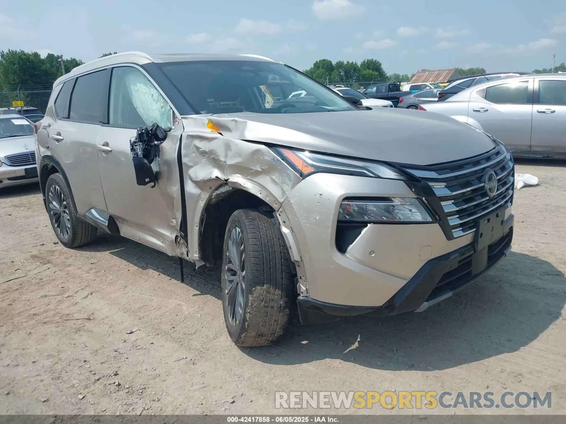 1 Photograph of a damaged car JN8BT3DD3RW454076 NISSAN ROGUE 2024