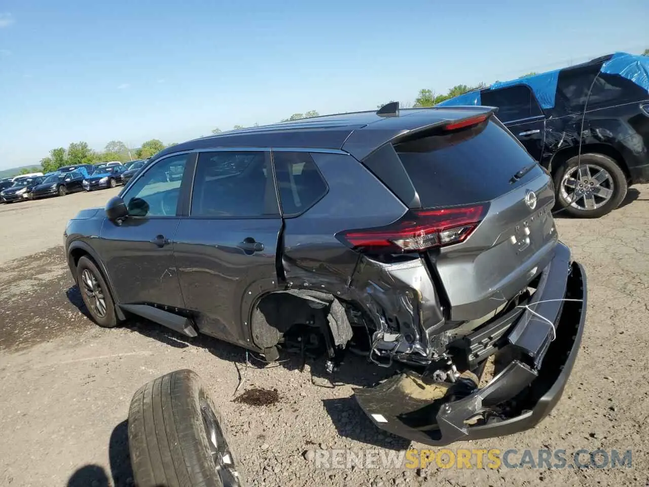 2 Photograph of a damaged car 5N1BT3AB8SC772258 NISSAN ROGUE 2025