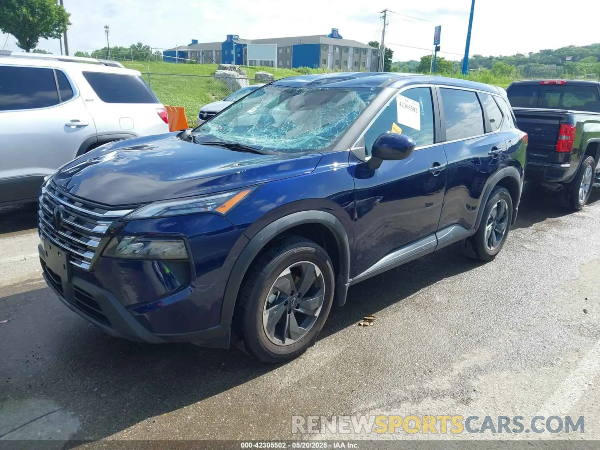 2 Photograph of a damaged car 5N1BT3BA0SC793255 NISSAN ROGUE 2025