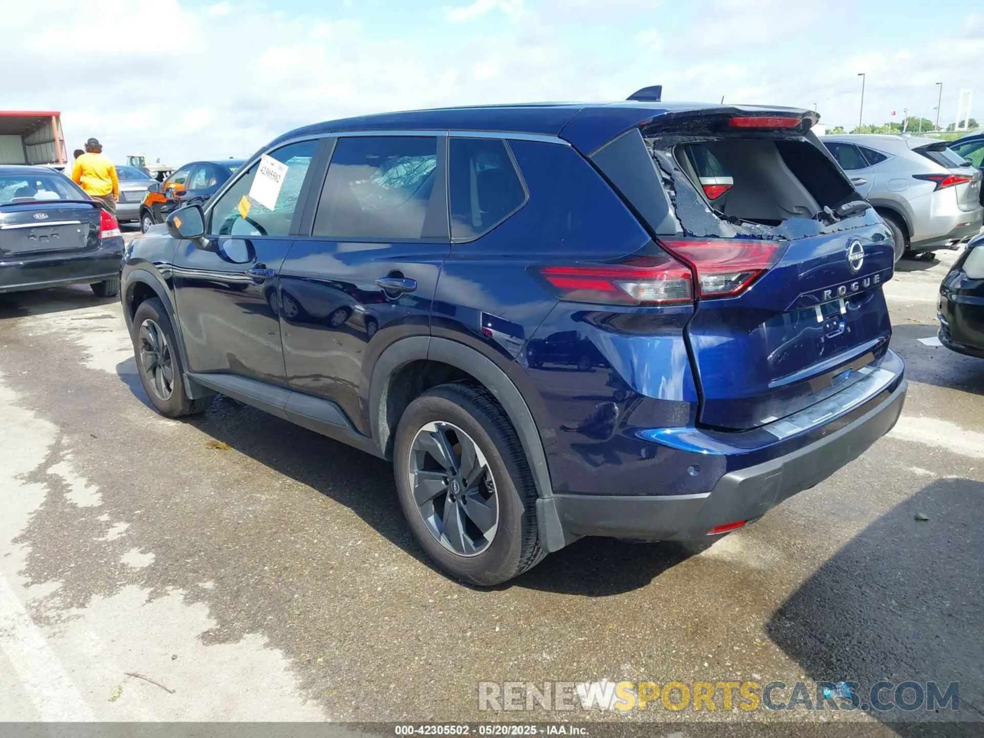 3 Photograph of a damaged car 5N1BT3BA0SC793255 NISSAN ROGUE 2025