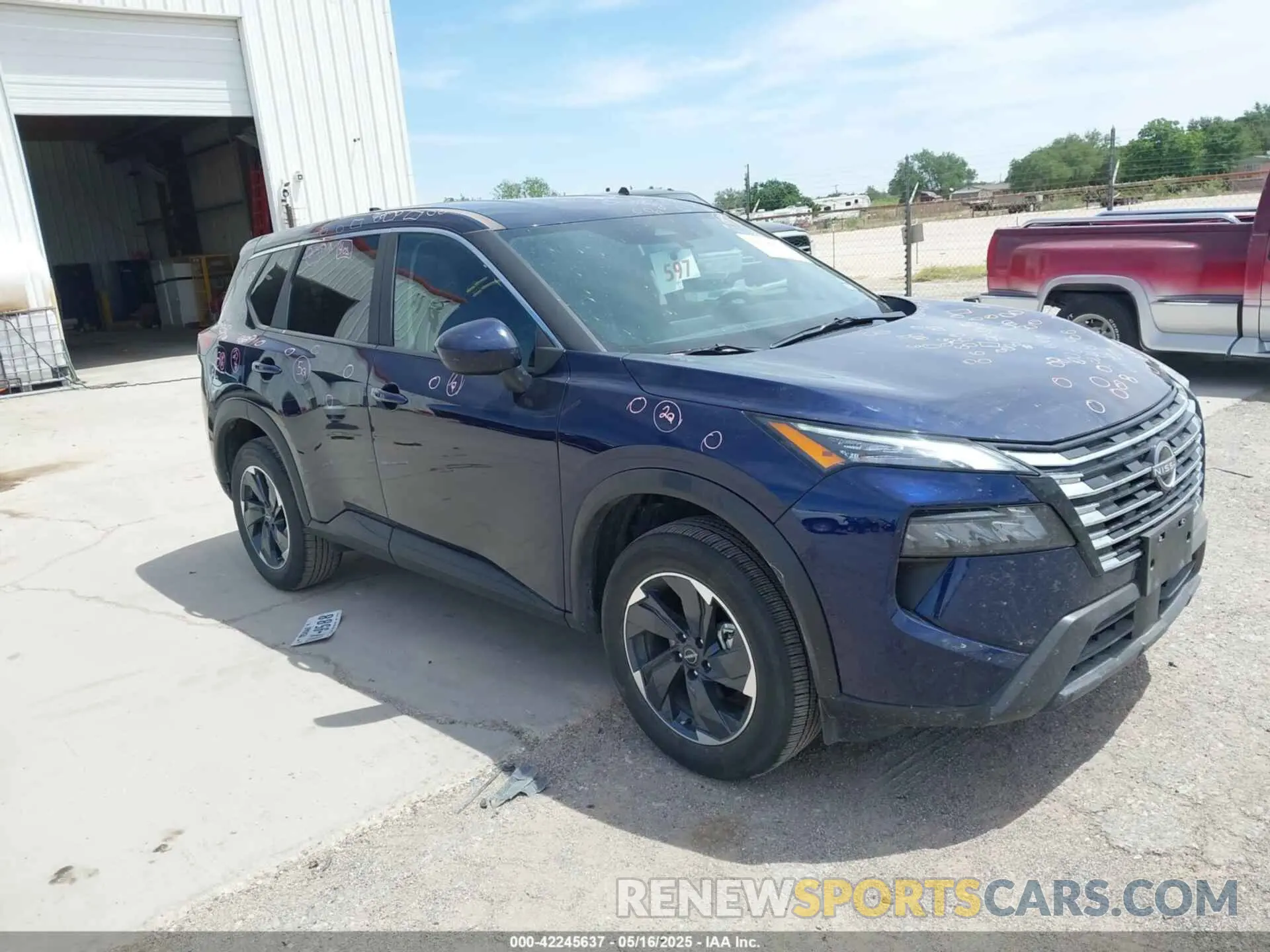 1 Photograph of a damaged car 5N1BT3BA1SC801203 NISSAN ROGUE 2025