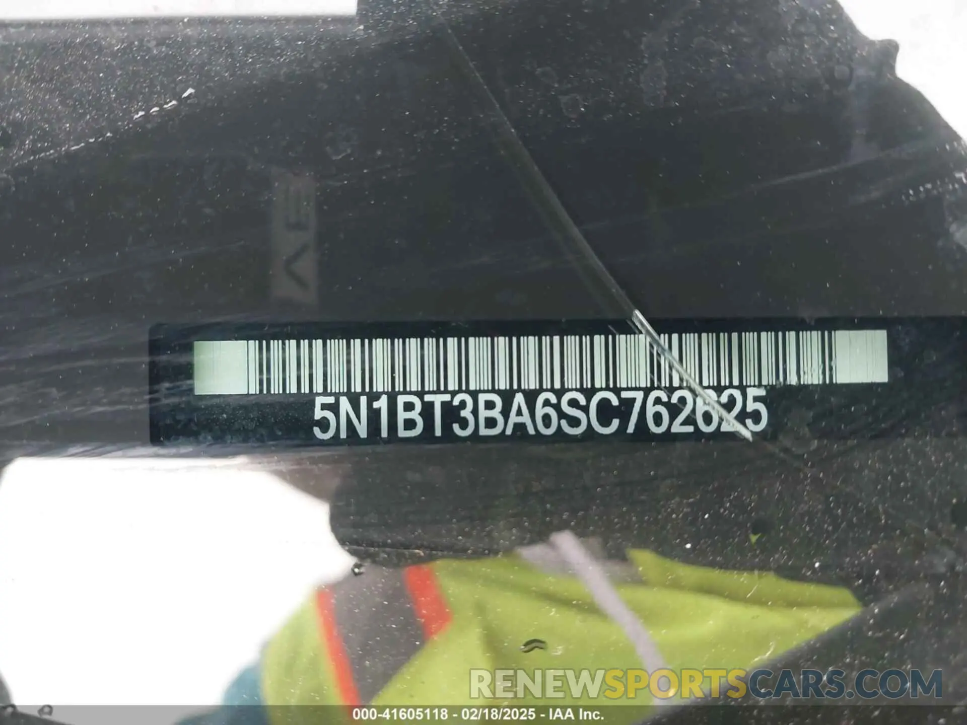 9 Photograph of a damaged car 5N1BT3BA6SC762625 NISSAN ROGUE 2025