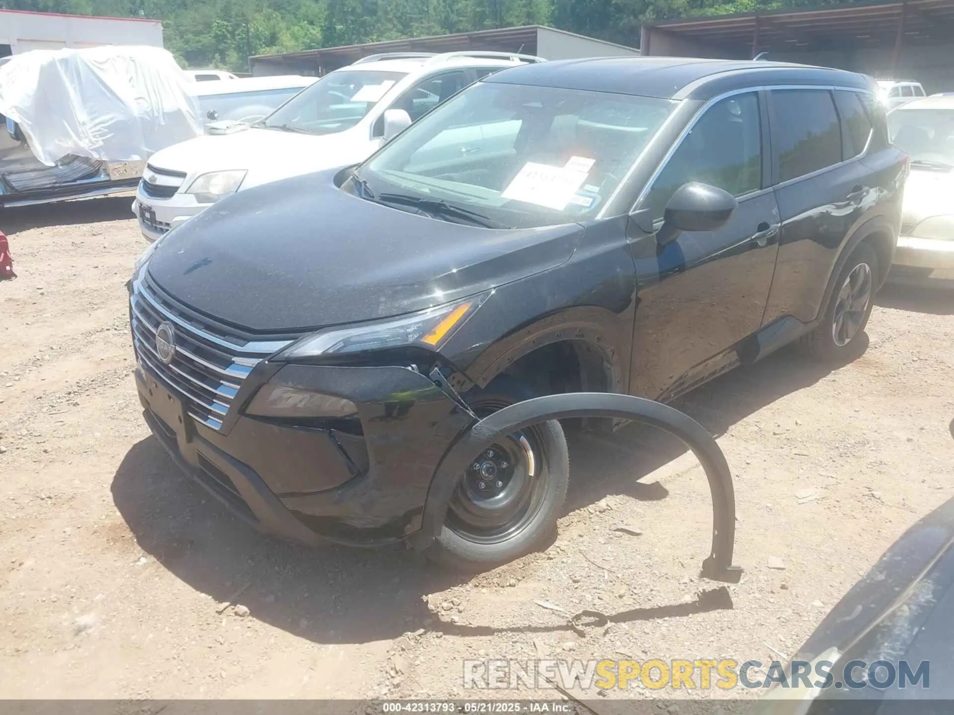 2 Photograph of a damaged car 5N1BT3BA6SC786147 NISSAN ROGUE 2025