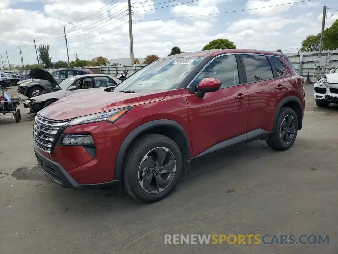 1 Photograph of a damaged car 5N1BT3BA8SC780057 NISSAN ROGUE 2025