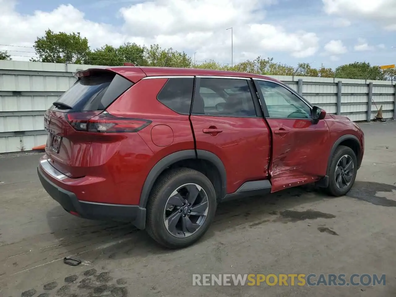 3 Photograph of a damaged car 5N1BT3BA8SC780057 NISSAN ROGUE 2025