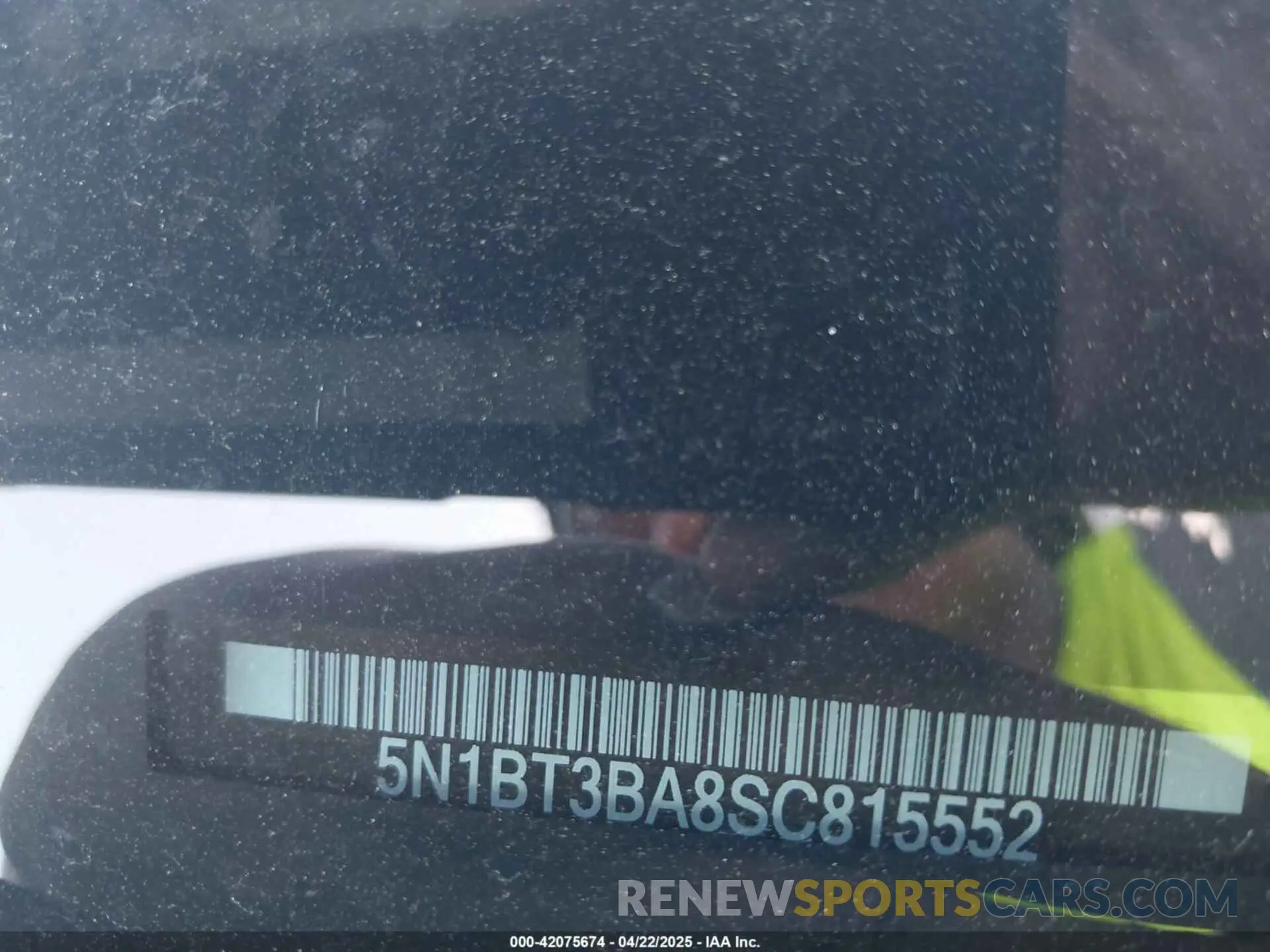 9 Photograph of a damaged car 5N1BT3BA8SC815552 NISSAN ROGUE 2025