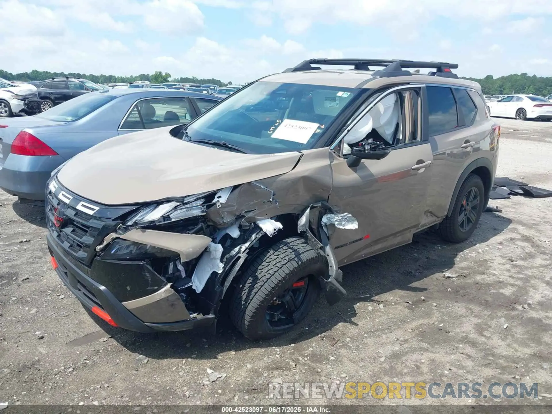 2 Photograph of a damaged car 5N1BT3BB0SC798223 NISSAN ROGUE 2025