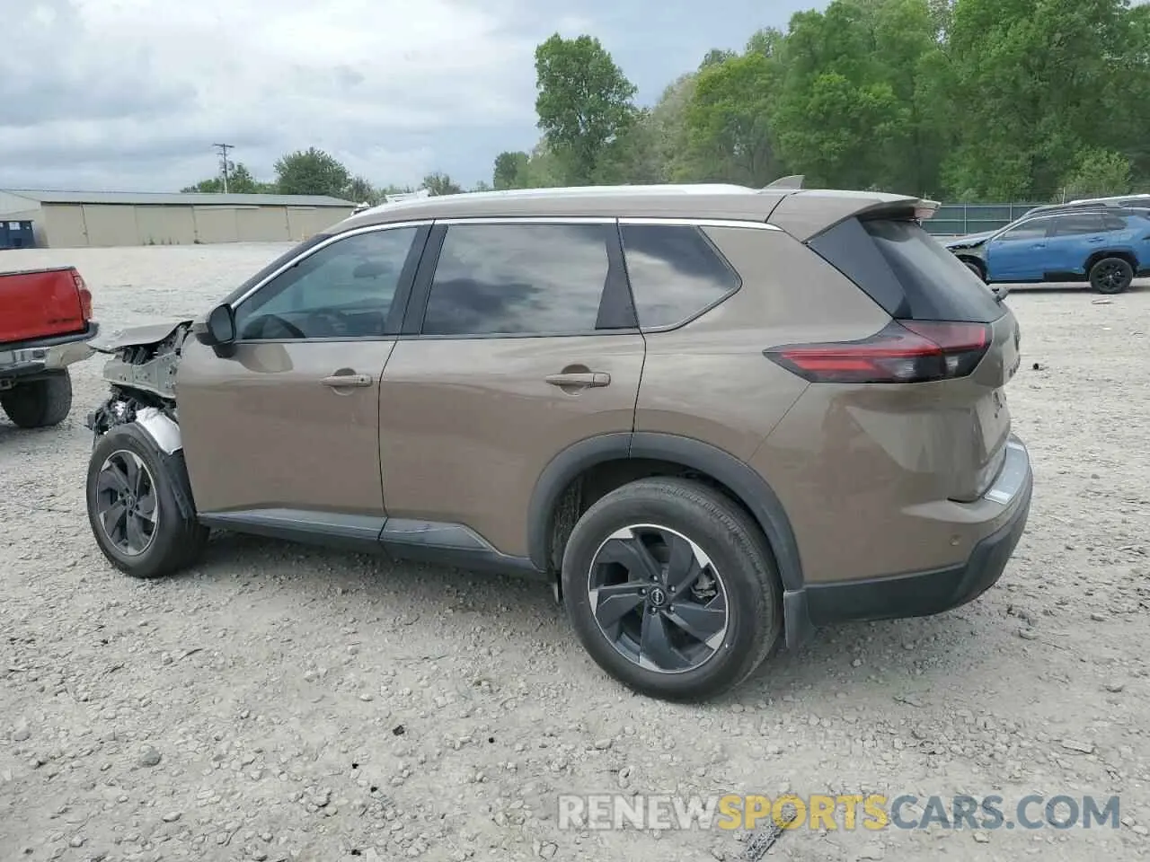 2 Photograph of a damaged car 5N1BT3BB3SC676651 NISSAN ROGUE 2025