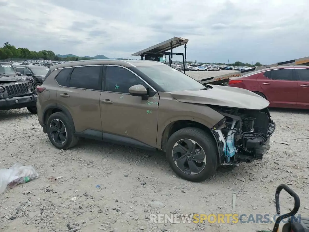 4 Photograph of a damaged car 5N1BT3BB3SC676651 NISSAN ROGUE 2025