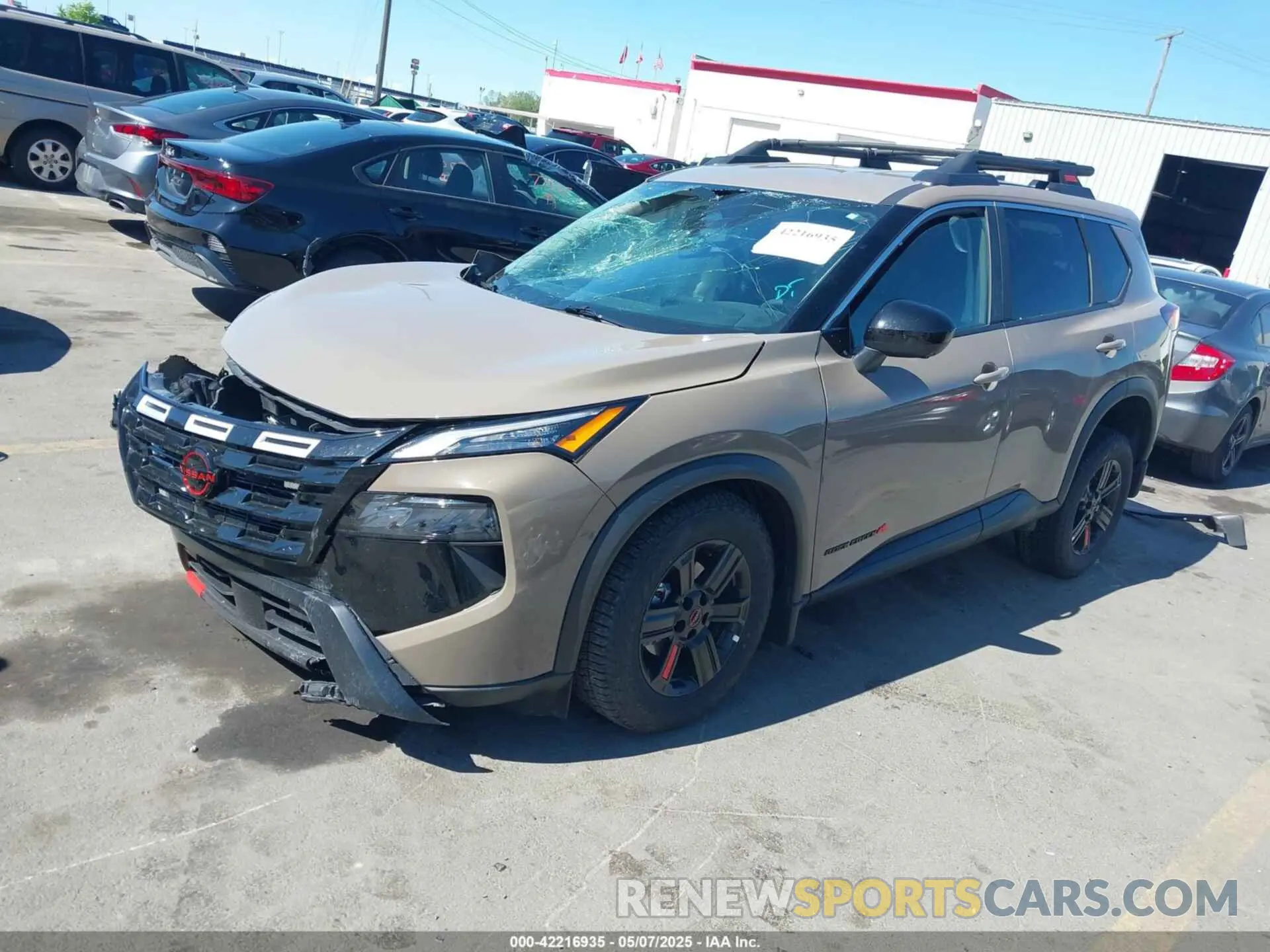 2 Photograph of a damaged car 5N1BT3BB6SC763850 NISSAN ROGUE 2025
