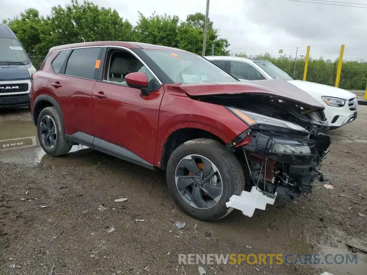 4 Photograph of a damaged car 5N1BT3BB6SC779210 NISSAN ROGUE 2025