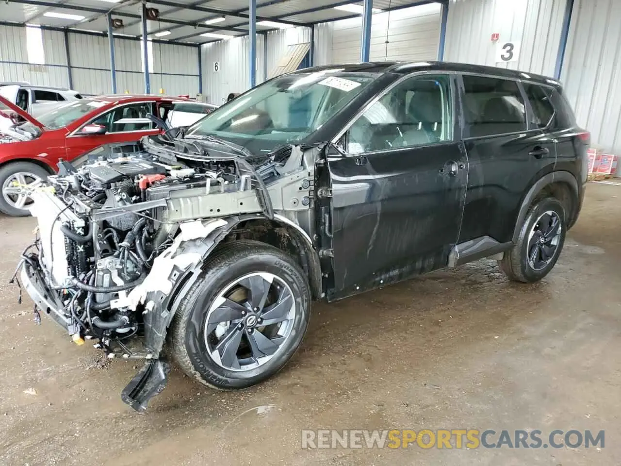 1 Photograph of a damaged car 5N1BT3BB7SC786148 NISSAN ROGUE 2025