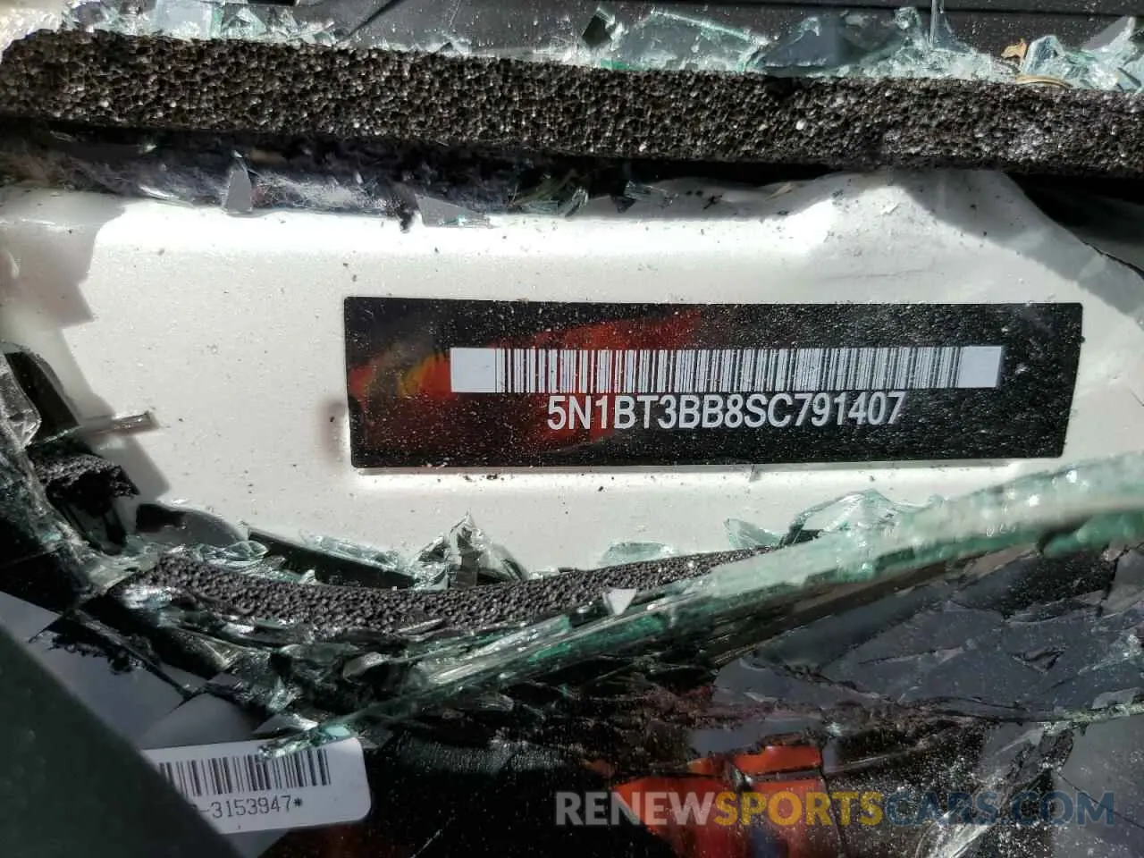 13 Photograph of a damaged car 5N1BT3BB8SC791407 NISSAN ROGUE 2025